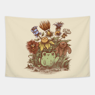 April Showers Bring Strange Flowers Tapestry
