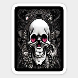 ROMANTIC SKULL Magnet