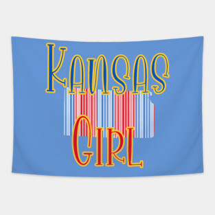 Kansas Girl Tapestry