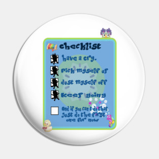Bluey Checklist Pin