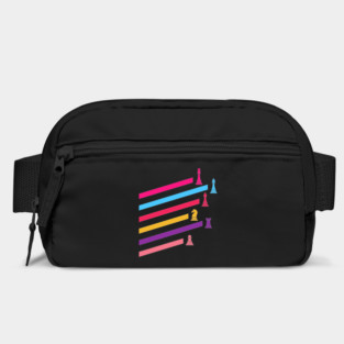 Synthwave 80s Chess Pieces Bag