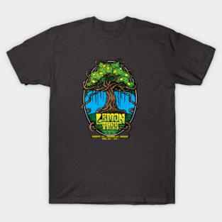 Lemon Tree Cannabis Strain Art T-Shirt