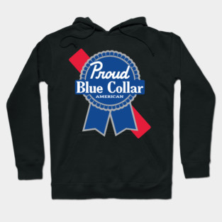 Proud Blue Collar American Hoodie