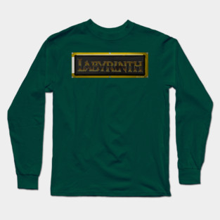 Labyrinth Dot Matrix Display Long Sleeve T-Shirt