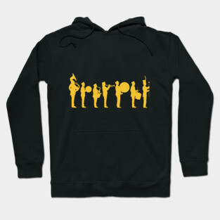Marching band yellow Hoodie
