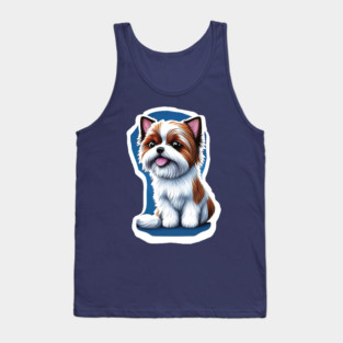 Happy American Biewer Terrier Tank Top