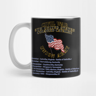 Civil War - 5th United States Colored Cavalry - USA Mug