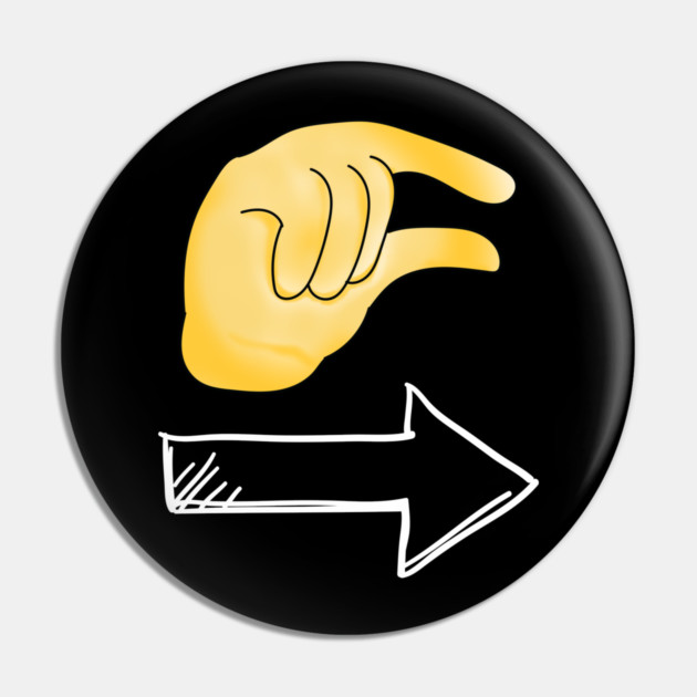 Pinching Fingers Tiny Arrow Pin by belownormal