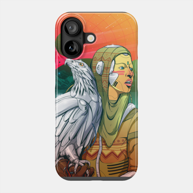 The Silver eagle Phone Case by DOSER