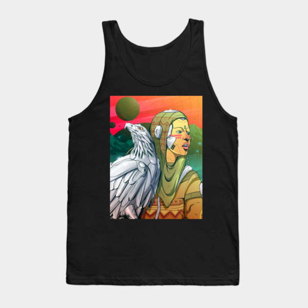 The Silver eagle Tank Top by DOSER