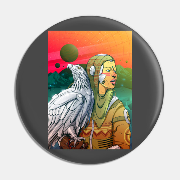 The Silver eagle Pin by DOSER