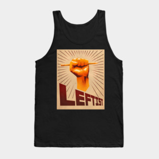 Leftist poster Tank Top