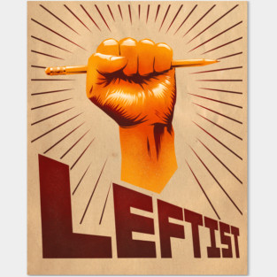 Leftist poster Posters and Art
