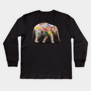 The camuflage Kids Long Sleeve T-Shirt