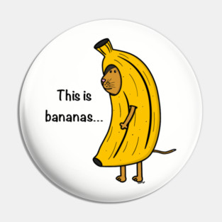 Bananas Cat Pin