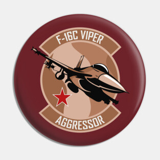 F-16 Viper Aggressor Pin