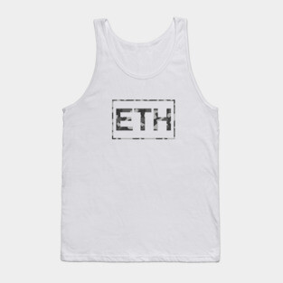 Ethereum Black and White Camo Tank Top