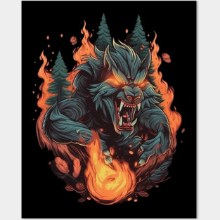 Werewolf Posters and Art