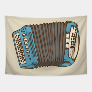 Blue Russian Bayan Tapestry