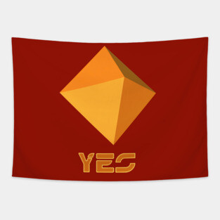 Tron Bit YES Tapestry