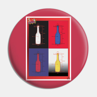 Historic Bottles Pin