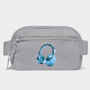 Blue Headphones Bag