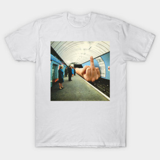 F U Train - Middle finger T-Shirt