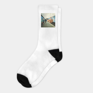 F U Train - Middle finger Socks