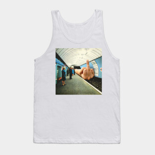 F U Train - Middle finger Tank Top