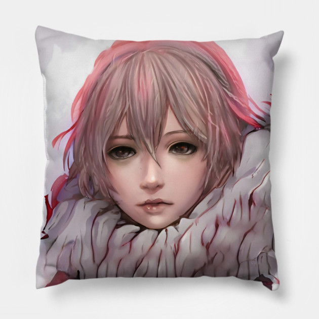 manga clothes anime girl Pillow by animegirlnft