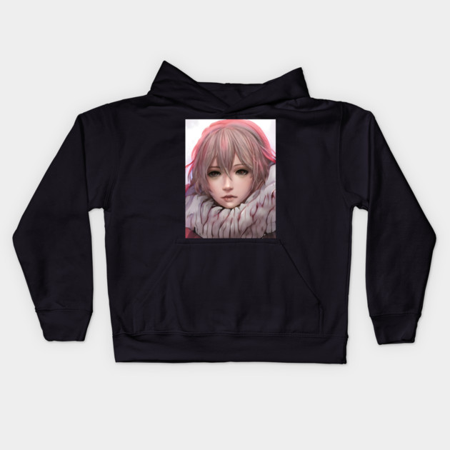 manga clothes anime girl Kids Hoodie by animegirlnft