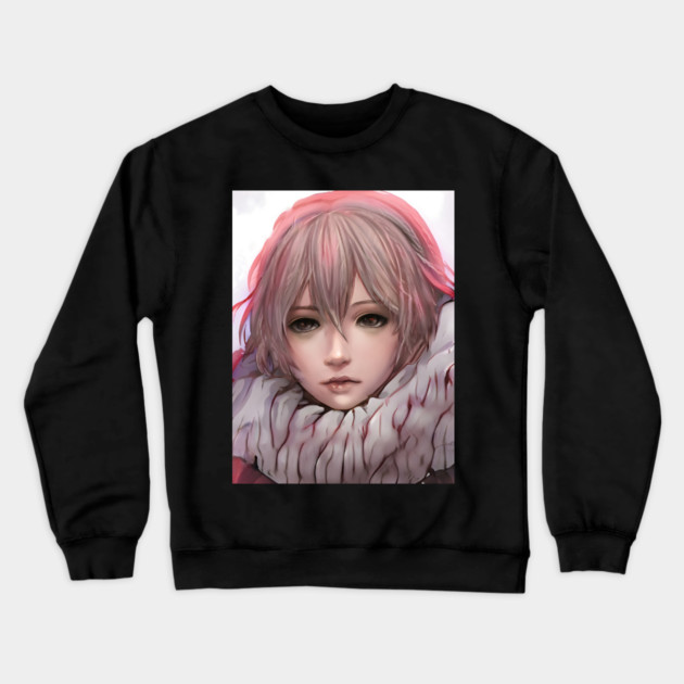 manga clothes anime girl Crewneck Sweatshirt by animegirlnft