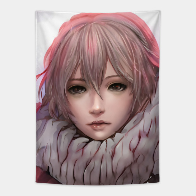 manga clothes anime girl Tapestry by animegirlnft
