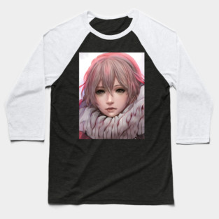 manga clothes anime girl Baseball T-Shirt