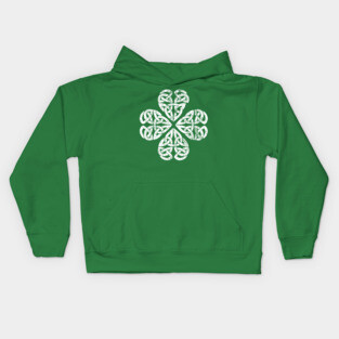 Celtic Shamrock Kids Hoodie