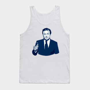 Jack Donaghy in Blue Tank Top