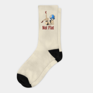 Earth Is Not Flat Socks
