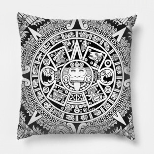 Aztec Calendar Pillow
