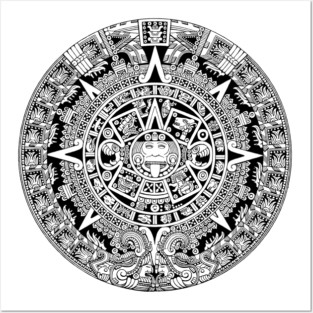 Aztec Calendar Posters and Art