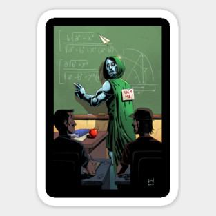 Doomed Math Teacher Sticker