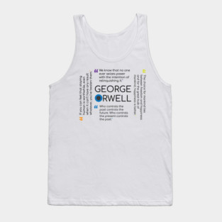 Orwell Quote Collage Tank Top