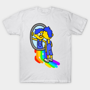 dhmis - yellow guy in the mirror T-Shirt