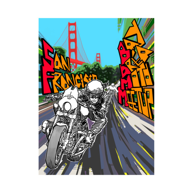 San Francisco Bay Area Moto Meetup T-Shirt