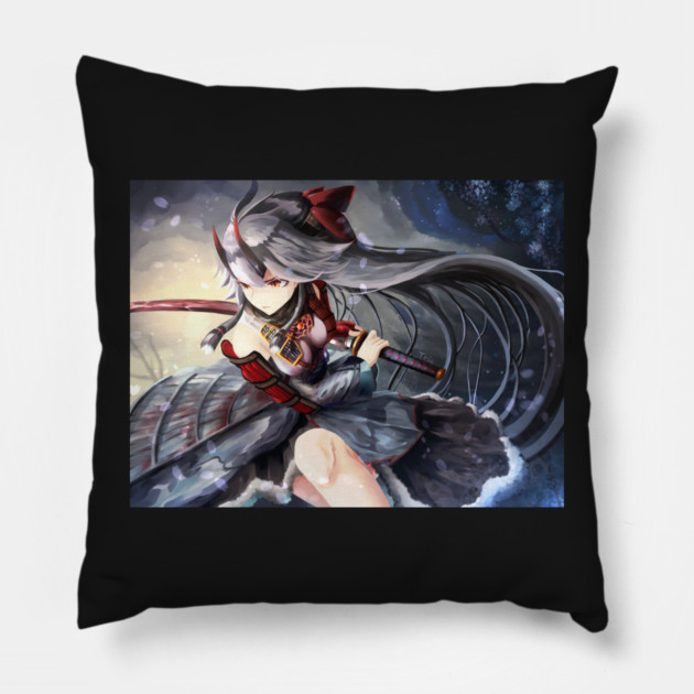 Tomoe Gozen - FGO ! Pillow by TeGo-Art