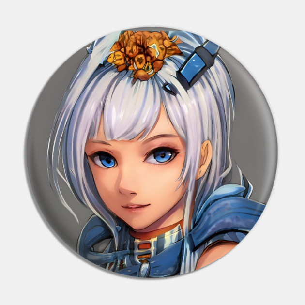 anime girl white hair cosplay Pin by animegirlnft