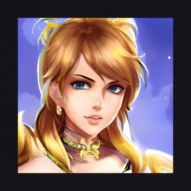 anime  face manga girl  elegant style by animegirlnft