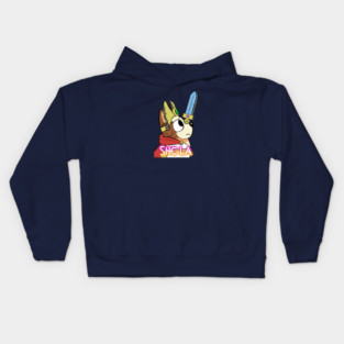 Chilli Heeler is Shela Kids Hoodie