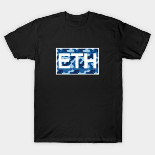 Ethereum Blue Camo Inside T-Shirt