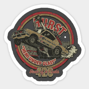 426 Hemi 'Bear of a Cuda' Barracuda Sticker