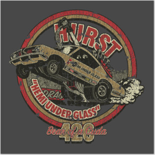 426 Hemi 'Bear of a Cuda' Barracuda Posters and Art
